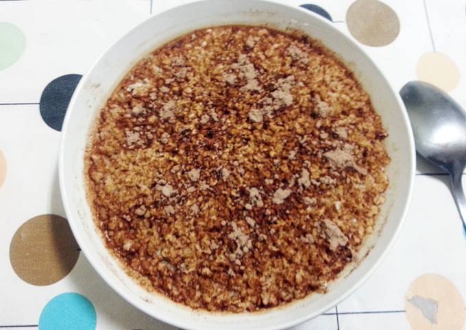Foto principal de Porridge de avena con chocolate