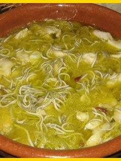 Una foto de Cocochas de bacalao y gulas
