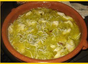 Una foto de Cocochas de bacalao y gulas