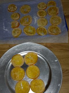 Una foto de Naranjas confitadas en almibar