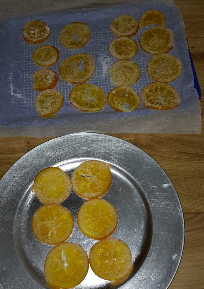 Una foto de Naranjas confitadas en almibar
