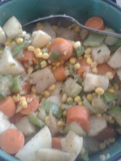 Una foto de Ensalada de verduras para acompañamiento