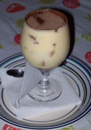 Una foto de Tiramisú con mascarpone