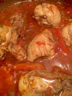 Una foto de Pollo a la portuguesa