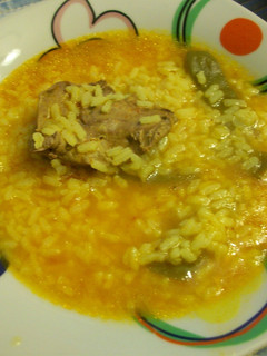 Una foto de Arroz caldoso con conejo