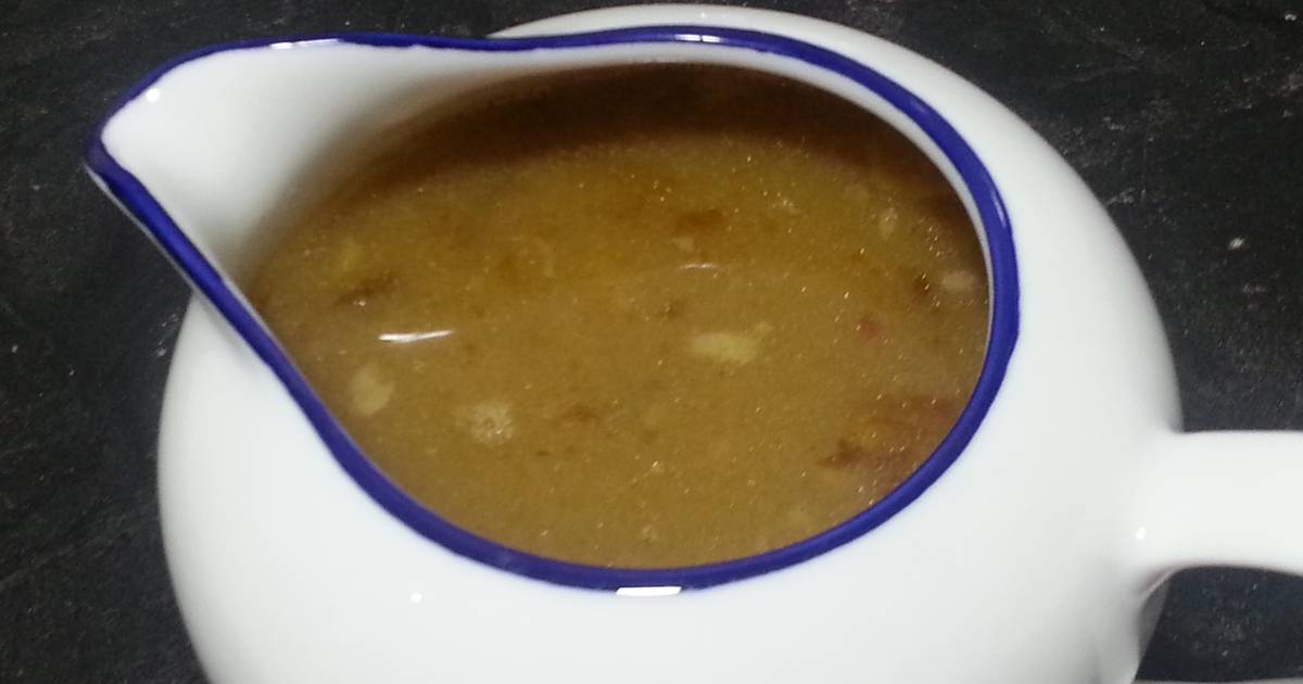 Gravy para pavo Receta de Becky- Cookpad