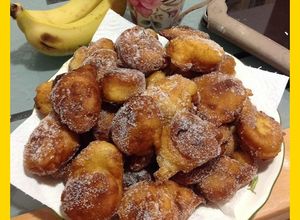 Foto principal de Buñuelos de plátano caseros