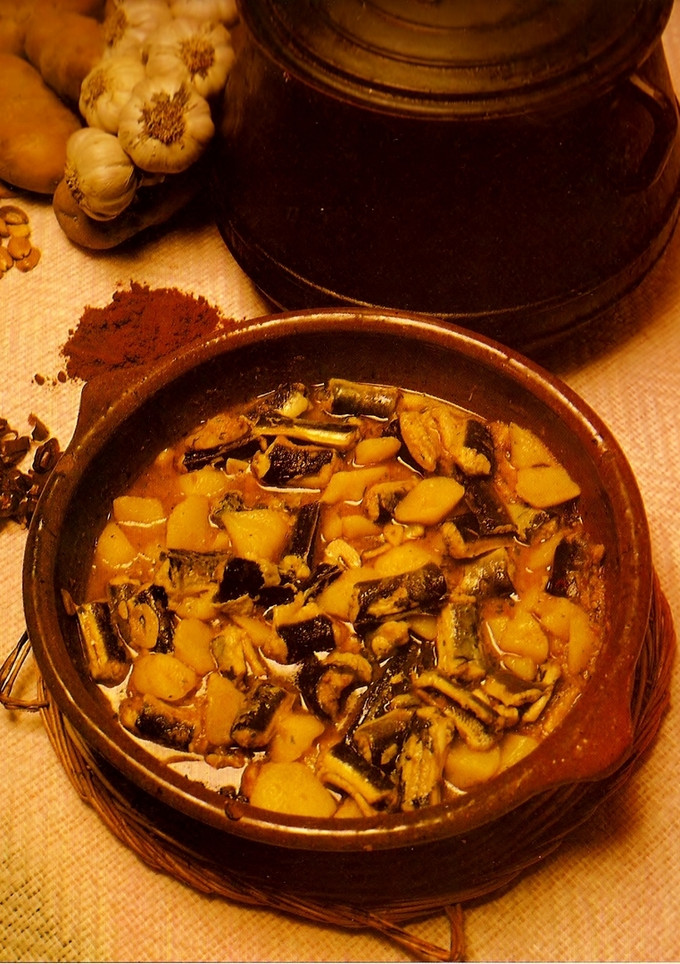 Una foto de All i pebre de anguilas