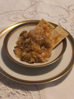 Una foto de Ceviche de berenjena