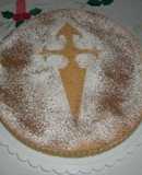 Tarta de almendras rellena 