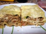 Lasaña vegetal (berenjena y calabacín)