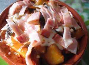 Una foto de Ratatouille en cazuela