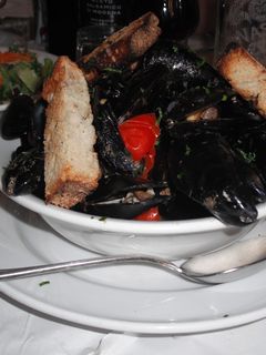 Una foto de Mejillones en salsa blanca