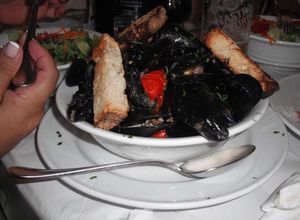 Una foto de Mejillones en salsa blanca