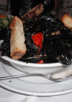Una foto de Mejillones en salsa blanca