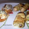 Rollitos de berenjena con queso/tofu/tomate