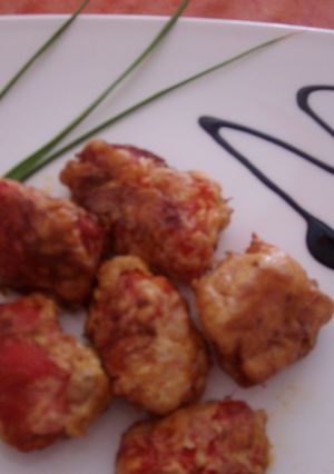 Una foto de Pimientos rellenos de salmón
