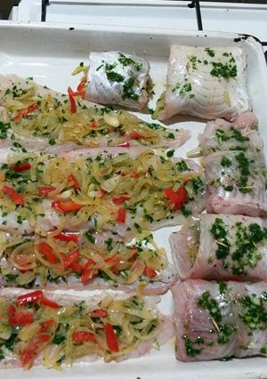 Una foto de Rollitos de filet de merluza
