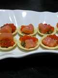 Canapés navideños fríos y fáciles