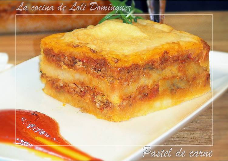 Pastel de carne tradicional