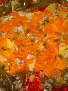 Una foto de Ensalada multicolor