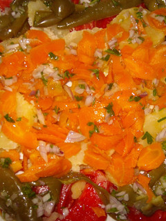 Una foto de Ensalada multicolor