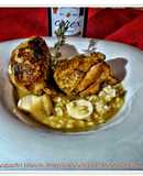 Pollo con arroz a la cerveza
