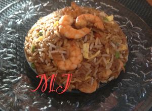 Una foto de Arroz frito con gamba