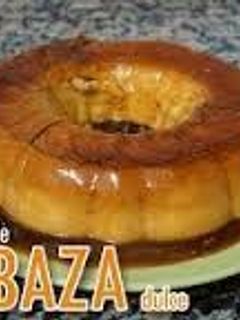 Una foto de Flan de calabaza dulce