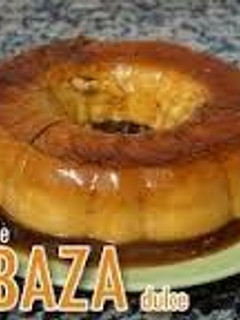 Una foto de Flan de calabaza dulce
