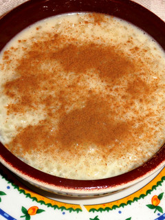 Una foto de Arroz con leche a la cubana