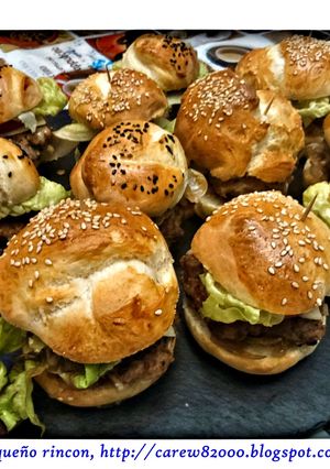 Una foto de Mini hamburguesas