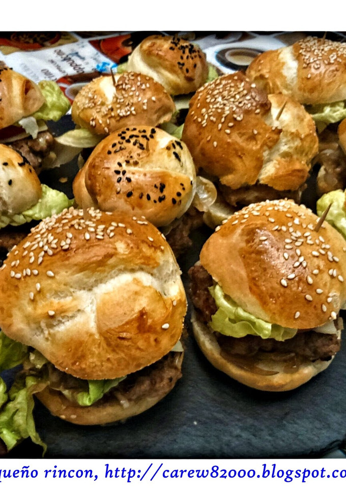 Una foto de Mini hamburguesas