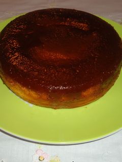 Una foto de Flan económico con leche condensada