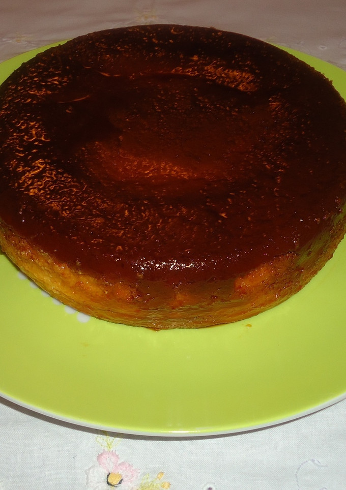 Una foto de Flan económico con leche condensada