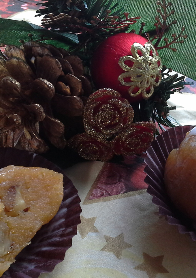 Una foto de Nueces al fondant o mazanuez