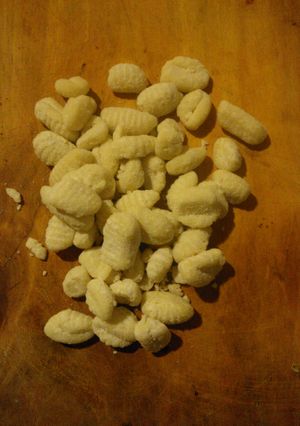 Una foto de Ñoquis de mandioca tradicionales