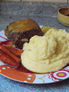 Una foto de Carne rellena con zanahorias al caramelo