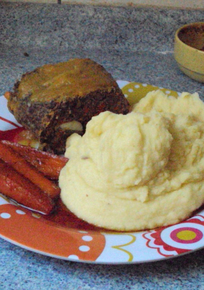 Una foto de Carne rellena con zanahorias al caramelo