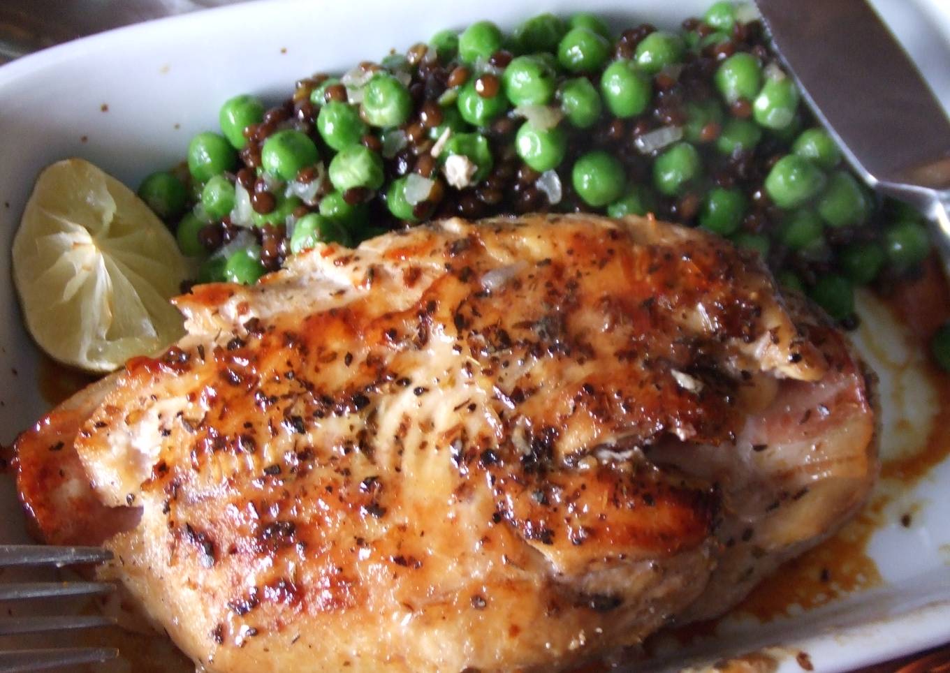 Pechugas de pollo con lima al orégano