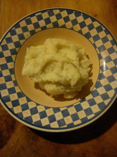Una foto de Puré de mandioca
