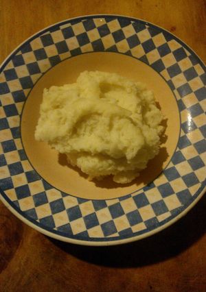 Una foto de Puré de mandioca