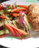 Pescado al horno con queso manchego