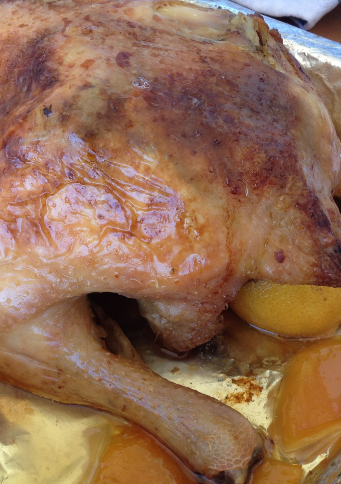 Una foto de Pollo relleno Navidad