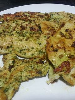Una foto de Pechugas pesto
