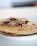 Quesadillas con sobras de pavo