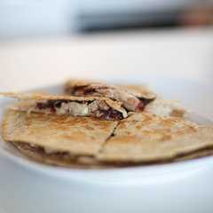 Una foto de Quesadillas con sobras de pavo