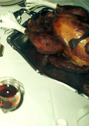 Una foto de Pavo navideño a la asturiana