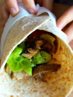 Una foto de Ensalada con sobras de pavo