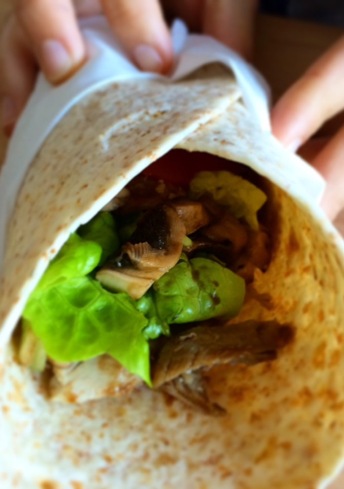 Una foto de Ensalada con sobras de pavo